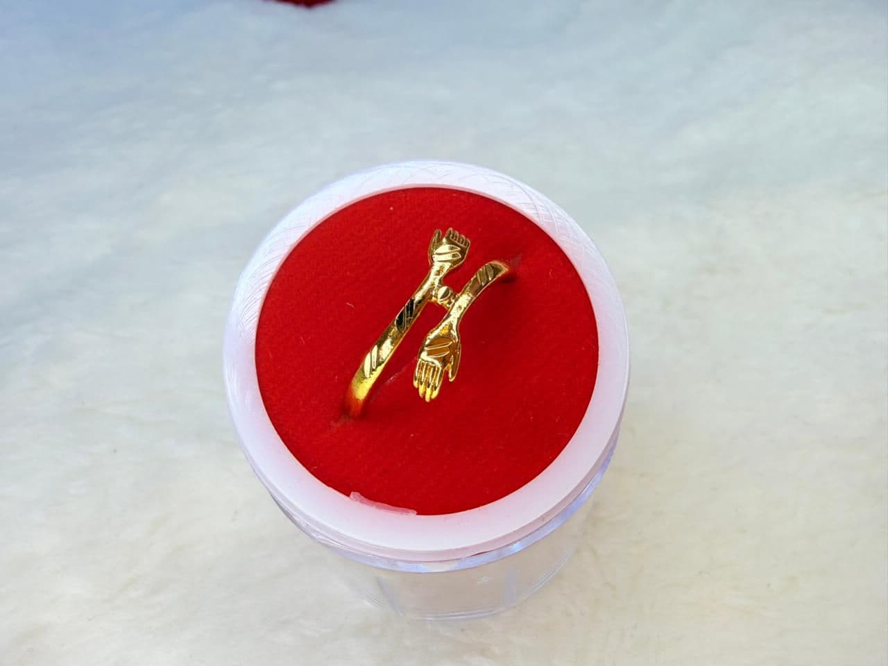 Engagement Couple Lover Ring imitation gold jewellery