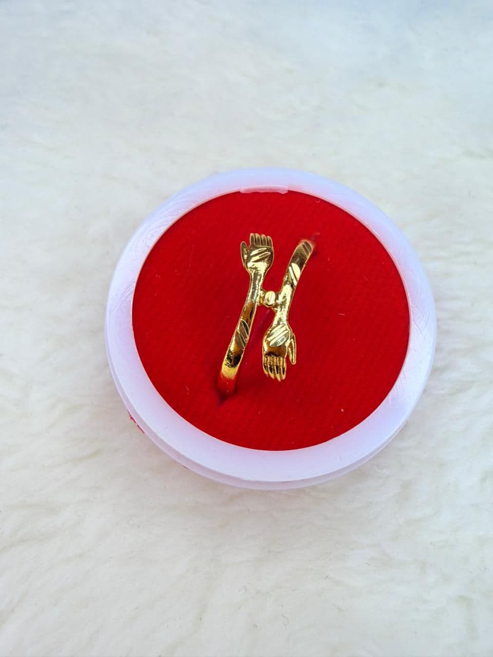 Engagement Couple Lover Ring imitation gold jewellery