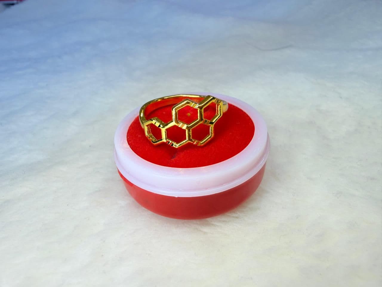 Honey Design Engagement Couple Ring imitation gold jewellery